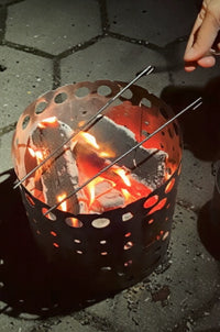 BC Card-Type Wood Burning Stove for Camping & Bonfires