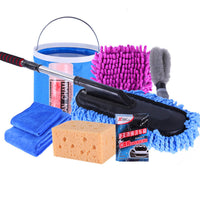 Car Wash Cleaning Tool Kit with Mop, Towel, and Brushes