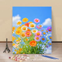 DIY Digital Oil Painting Kit Spring Floral Design for Home Decor and Gifts