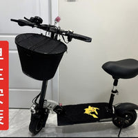 Foldable Electric Bicycle Front Basket for Mountain Bikes, Waterproof and Durable