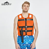 SBART Adult Life Vest High Buoyancy Swimming Safety Aid for Boating and Flood Rescue
