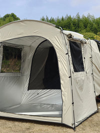 SUV Car Tail Extension Tent with Mesh Screen for Outdoor Self-Driving Travel
