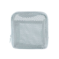 Dopamine Color Mesh Cosmetic Bag Lipstick Storage Pouch Portable Large Capacity