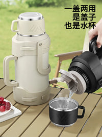 316 Stainless Steel Insulated Thermos Bottle Large Capacity Portable for Outdoor Travel Home Car