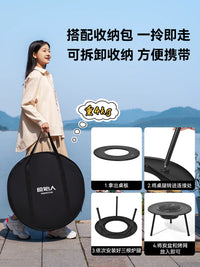 Charcoal Grill Stove Set for Winter Gatherings - Household BBQ Grill and Integrated Table