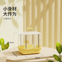 Parrot Travel Cage, Large Space Bird Carrier for Cockatiels and Peonies, Portable Transport Cage