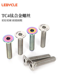 Lightweight Carbon Fiber Stem Top Cap with Titanium Bolt for Road and Mountain Bikes