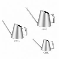Stainless Steel Watering Can for Indoor Plants, Long Spout, 400/900/1500ML