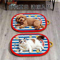 Double-Sided Pet Cooling Mat for Cats and Dogs, Foldable Summer Ice Pad for Kennels and Beds