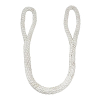 Nylon Lifting Sling with Eye Hooks, Heavy Duty Webbing Strap for Hoisting and Towing