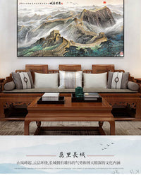 5d钻石画2022新款满钻客厅万里长城水晶砖石画山水风景十字绣2021