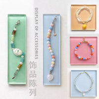 Frosted Acrylic Photography Props for Jewelry and Product Display