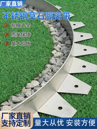 Stainless Steel Garden Landscape Edging Strip for Lawn and Flower Beds
