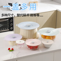 Silicone Food Cover Set for Bowls and Pots - Reusable, Spill-Proof, Dust-Proof, and Airtight