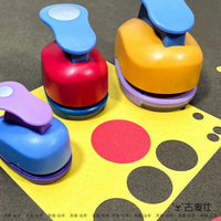 Paper Punch Set for Kids' DIY Crafts - Circle, Butterfly, Heart, Star Shapes