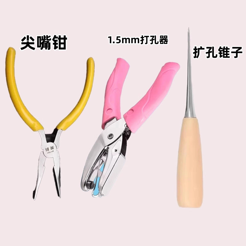 Perler Bead Hole Puncher Tool Set for DIY Craft Projects