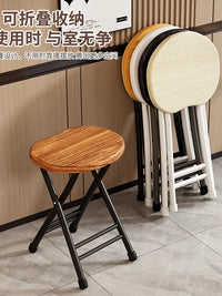 Foldable Chair with Backrest for Home Dining, Portable Office, Conference, Computer, and Dormitory Use