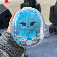 Doll Carrier Bag for 10cm Dolls, PVC Dustproof Storage and Display Case