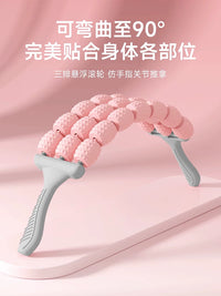 SLD Flexible 4-Row Massage Roller for Sensory Integration and Muscle Stimulation
