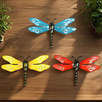 Metal Dragonfly Wall Decor for Outdoor Garden and Indoor Living Spaces