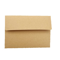 Vintage Kraft Paper Envelopes for Postcards and Cards, 12.5x17.5cm