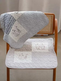 Tatami Cotton Breathable Chair Cushion for Office and Dining, Thin Fabric Floor Pillow