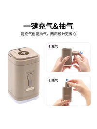 Explorer TXZ Portable Electric Air Pump for Outdoor Camping Inflatable Beds and Mattresses, Rechargeable