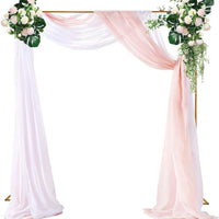 Rectangular Metal Arch for Outdoor Events, Weddings, and Garden Decor
