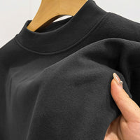 Men's Thermal Fleece Lined High-Neck Long Sleeve T-Shirt