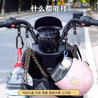 Universal Electric Scooter Motorcycle Front Hook for Helmets, Bags, and Groceries - Heavy Duty Metal