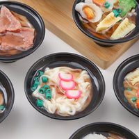 7cm Realistic Udon Noodle Bowl Keychain Ornament