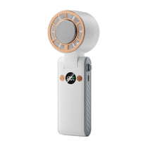 Portable USB Rechargeable Handheld Fan with Ice Compress Function, Foldable High-Speed Cooling Fan for Outdoor Use