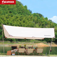 Portable Outdoor Camping Tarp Sun Shelter for Picnics and Road Trips, Waterproof and Sun-proof