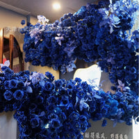 Artificial Klein Blue Peony Rose Iris Swallow Flower for Wedding Aisle Decor