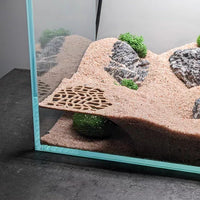 Aquarium Fish Tank Landscaping Decoration, Viewing Cave for Fish and Shrimp Shelter, Breeding Tank Ornament