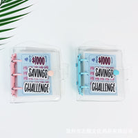 Savings Challenge Binder with Cash Envelopes, Mini Budget Planner for Financial Goal Setting
