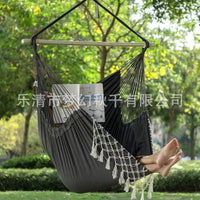 Nordic Style Foldable Rattan Hanging Chair for Indoor/Outdoor Balcony Relaxation