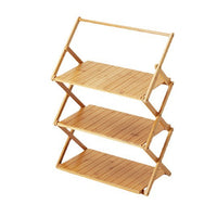 Portable Multi-functional Camping Storage Rack with Adjustable Shelves