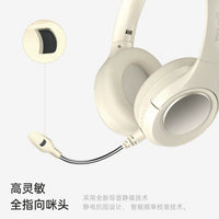 iKF External Boom Microphone for Headband Bluetooth Headphones, HD Noise Cancelling Gaming Mic
