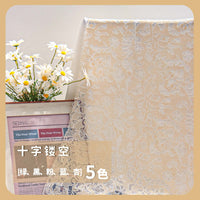 Mesh Sequin Embroidered Fabric for Girls' Dresses and Skirts