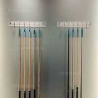 Billiard Cue Wall Mount Rack - Acrylic Pool Cue Holder for Clubs and Home