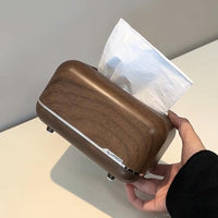 Chinese Style Living Room Accessible Luxury Coffee Table Napkin Tissue Storage Box Desktop Solid Wood Tissue Box