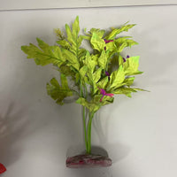 Artificial Red Flower Aquatic Plant for Fish Tank Decoration and Water Purification