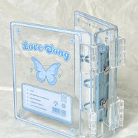 3-inch DIY Collectible Album with Acrylic Cover, Single Grid Pages for K-Pop Photocards
