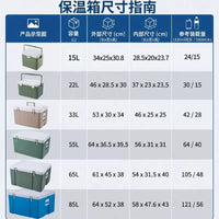 Commercial Large Capacity Insulated Cooler Box for Food Preservation and Delivery