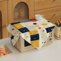 Korean Style Star Pattern Dust Cover for Home Appliances - Microwave, Air Fryer, Small Appliance Cover