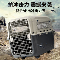 Airline Approved Pet Carrier for Dogs, Cats, Hamsters, and Rabbits - Portable Travel Crate