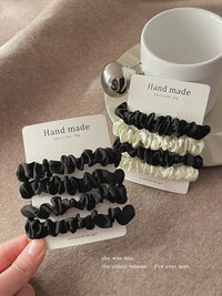 French Style Scrunchies for Women, High Elasticity Hair Ties for Ponytails, Durable Hair Bands