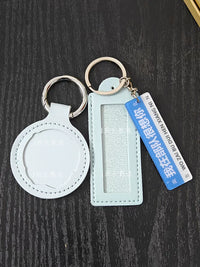 Customizable Acrylic Keychain with Name Tag Holder for Couples, Military-themed Gift