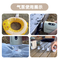 Portable Mini Outdoor Air Pump for Camping Mattress Inflatables